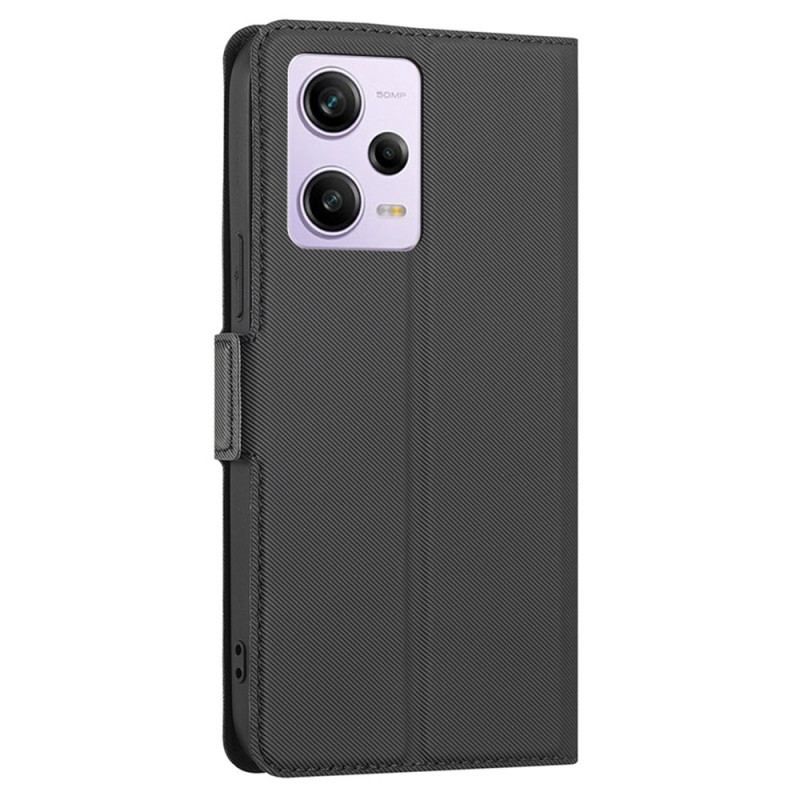 Flip Cover Xiaomi Redmi Note 12 Pro Fin Bicolor