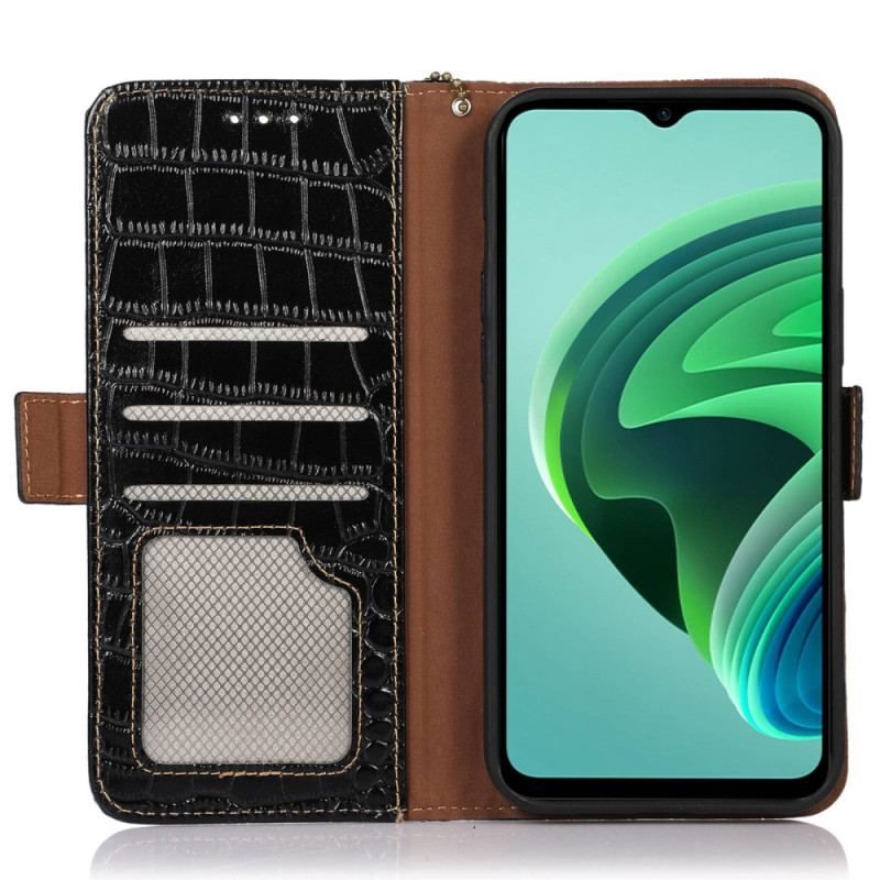 Flip Cover Xiaomi Redmi Note 12 Pro Plus Crocodile Style Rfid