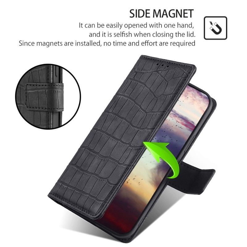 Flip Cover Xiaomi Redmi Note 12 Pro Plus Krokodille