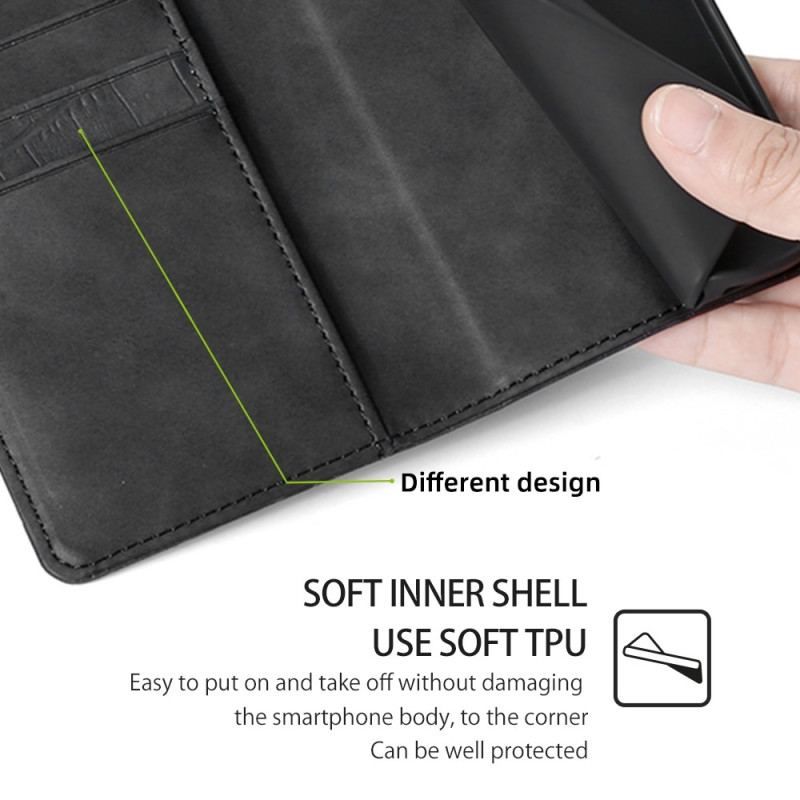 Flip Cover Xiaomi Redmi Note 12 Pro Plus Krokodille