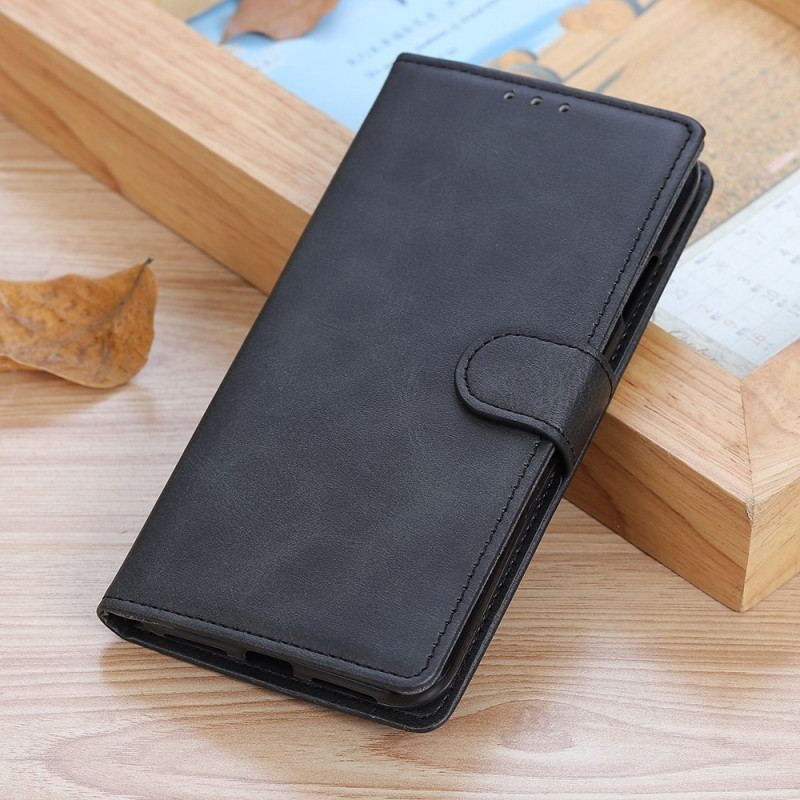 Flip Cover Xiaomi Redmi Note 12 Pro Plus Mat Imiteret Læder