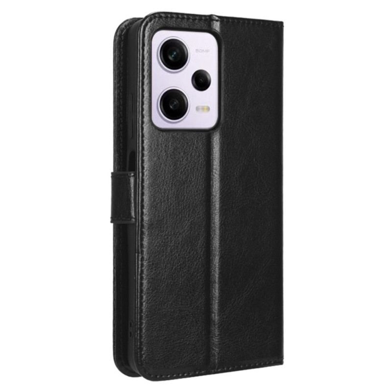 Flip Cover Xiaomi Redmi Note 12 Pro Plus Prangende Kunstlæder