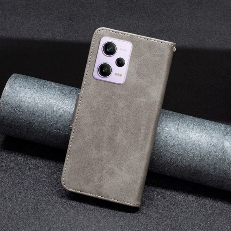 Flip Cover Xiaomi Redmi Note 12 Pro Skrå Lås