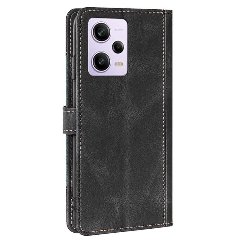 Flip Cover Xiaomi Redmi Note 12 Pro Tofarvet Blomster