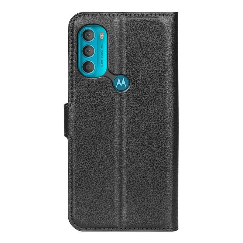 Læder Cover Moto G71 5G Klassisk