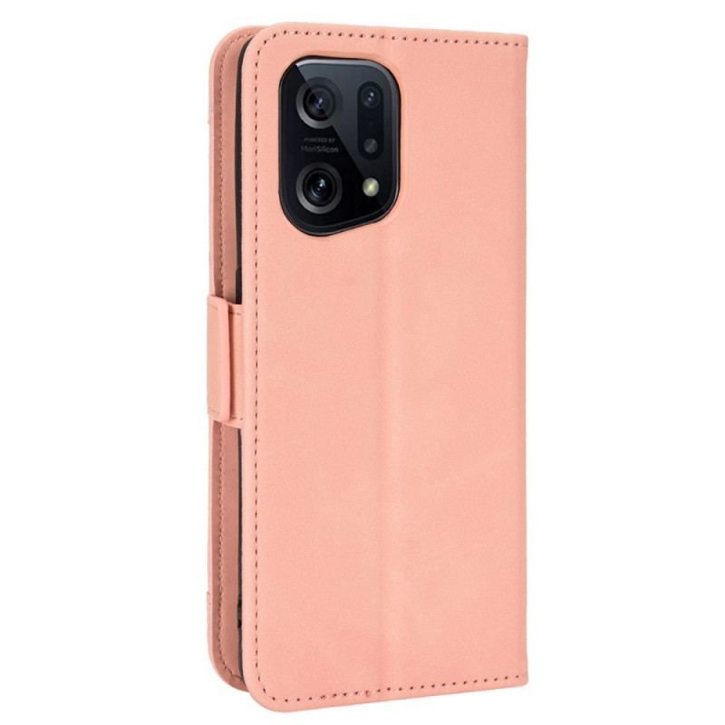 Læder Cover Oppo Find X5 Multi-card Premier Class