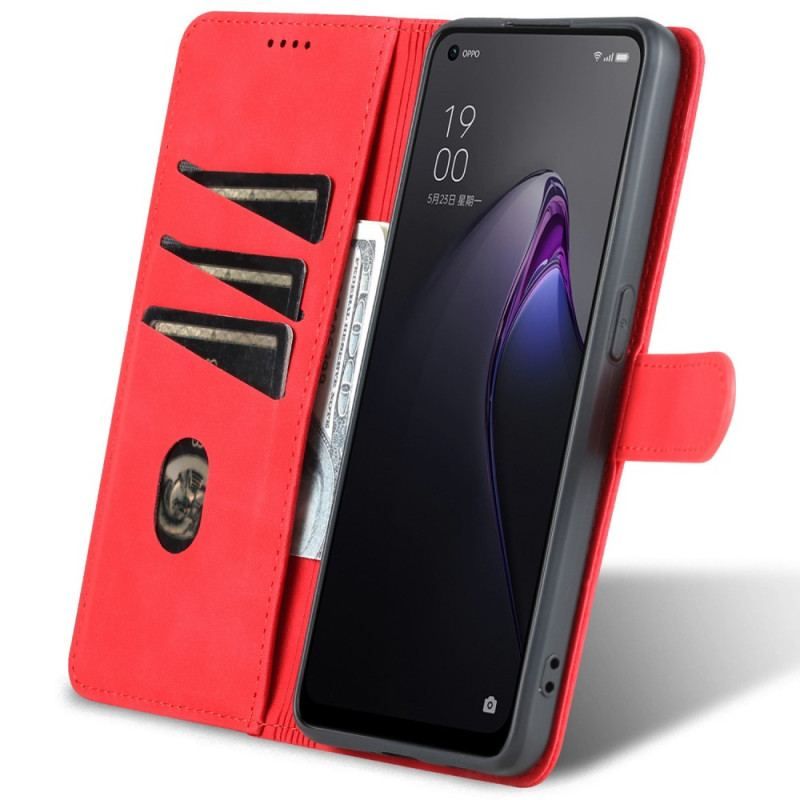 Læder Cover Oppo Reno 8 Pro Azns Læderstyling