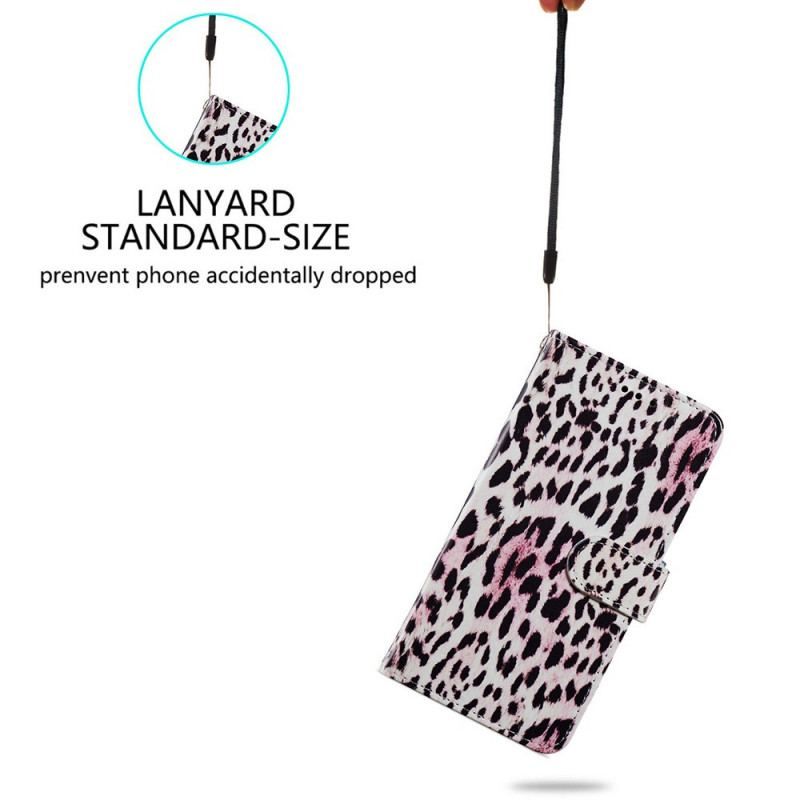 Læder Cover Samsung Galaxy A13 5G / A04s Leopard Print