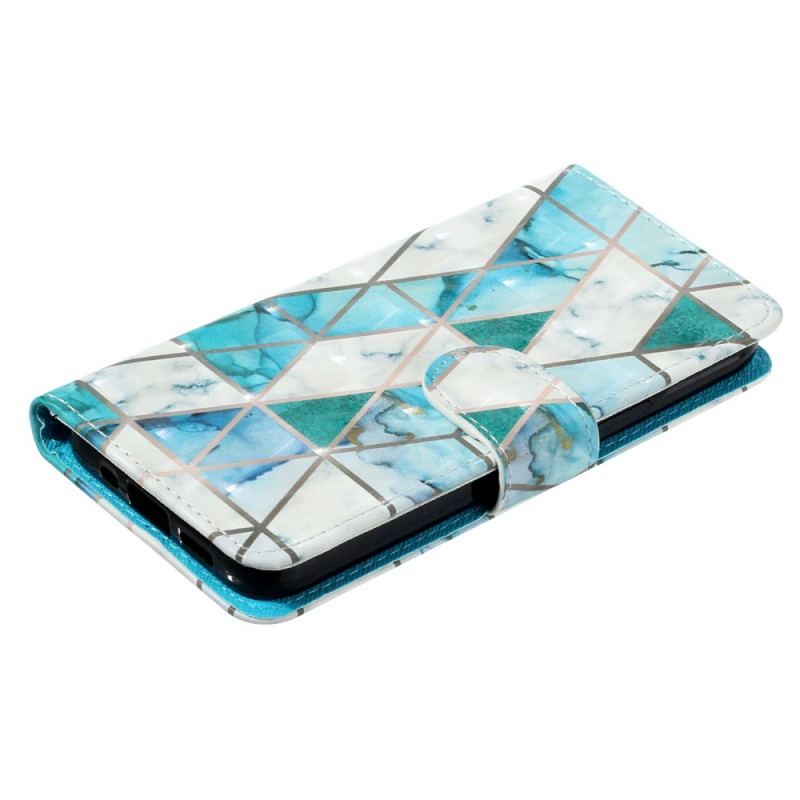 Læder Cover Samsung Galaxy A14 / A14 5G Med Snor Strappy Night Tiger