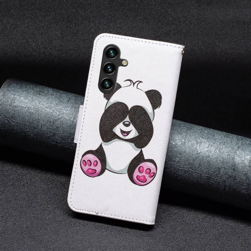 Læder Cover Samsung Galaxy A14 / A14 5G Panda