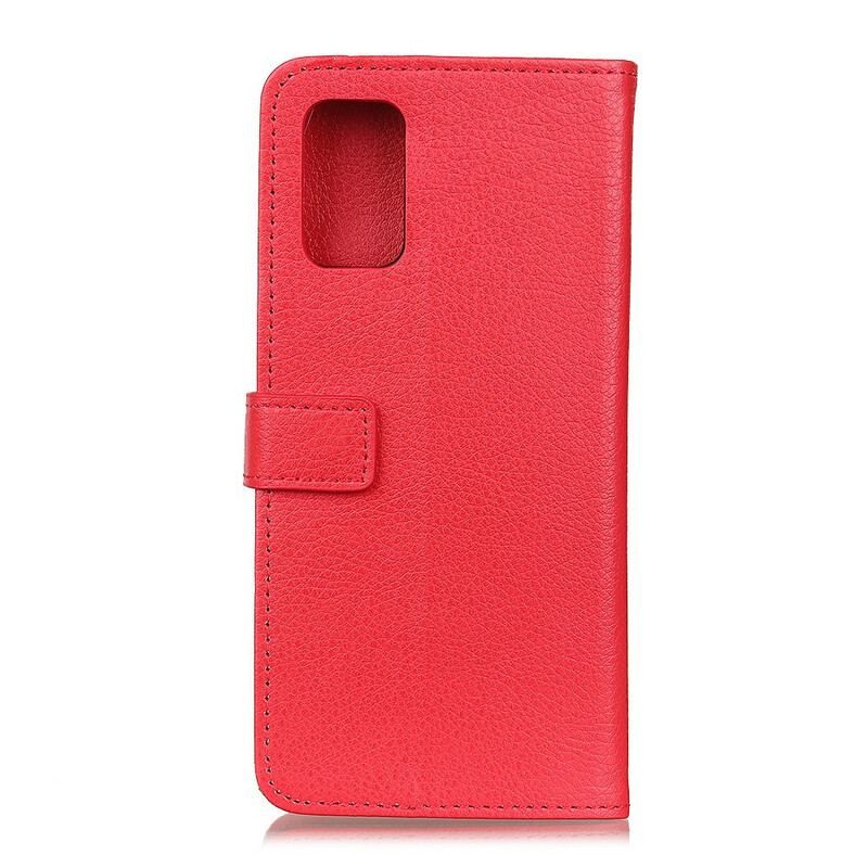 Læder Cover Samsung Galaxy A52 4G / A52 5G / A52s 5G Traditionelt Litchi