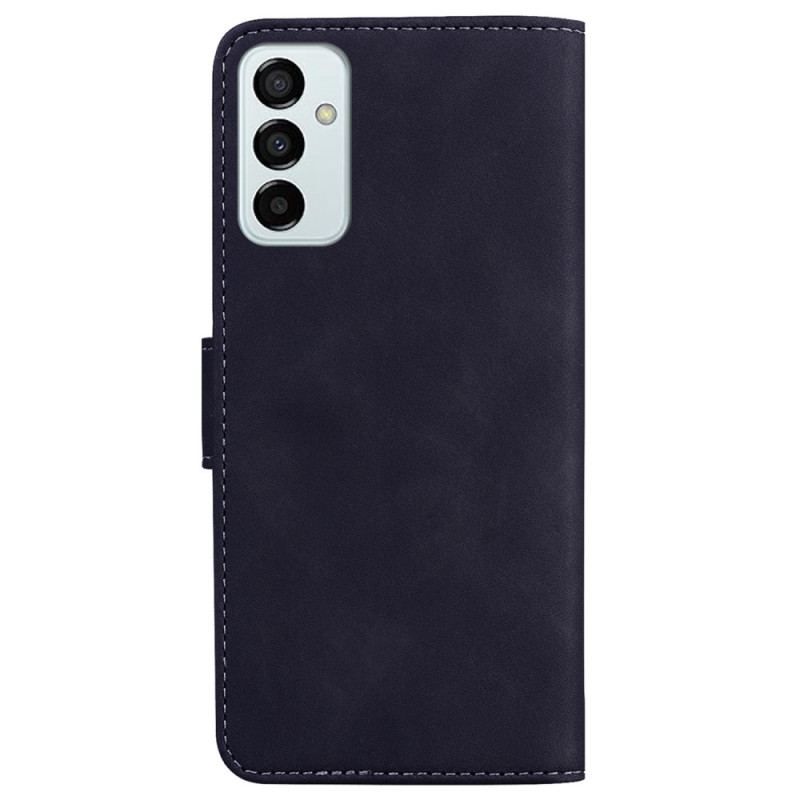 Læder Cover Samsung Galaxy M13 Couture Lædereffekt