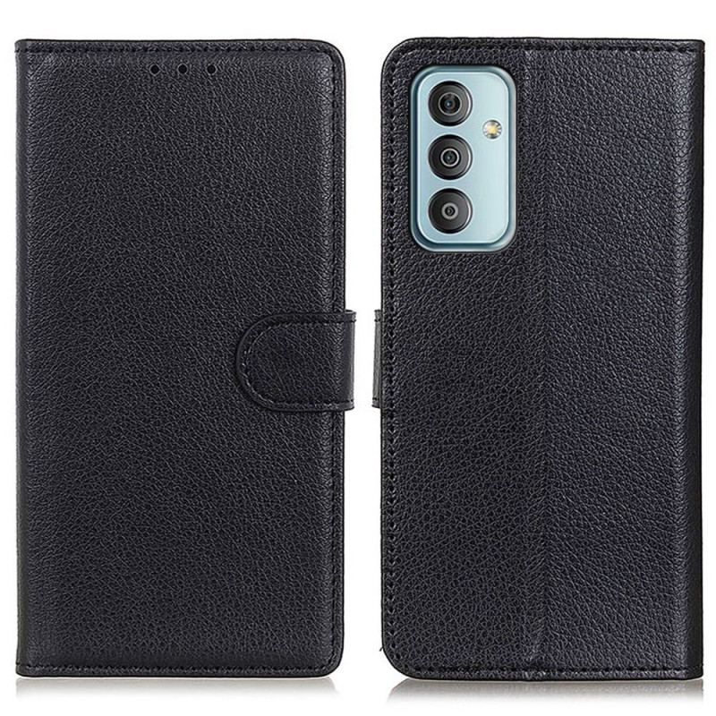 Læder Cover Samsung Galaxy M13 Traditionelt Imiteret Læder