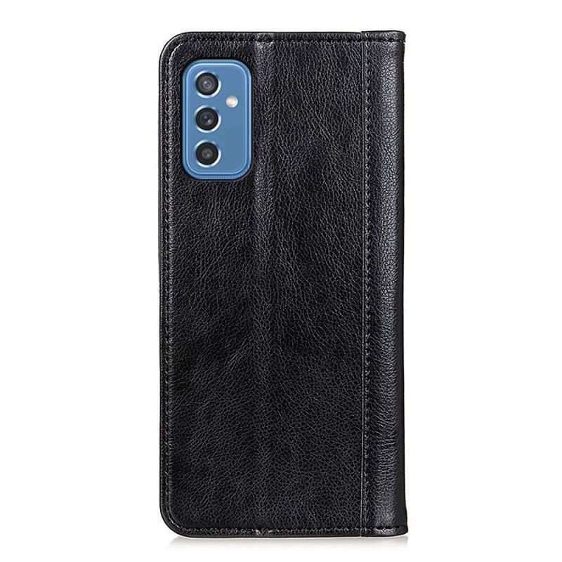 Læder Cover Samsung Galaxy M52 5G Flettet Læder