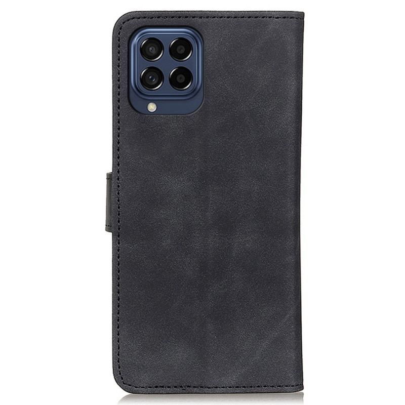 Læder Cover Samsung Galaxy M53 5G Khazneh Vintage Lædereffekt