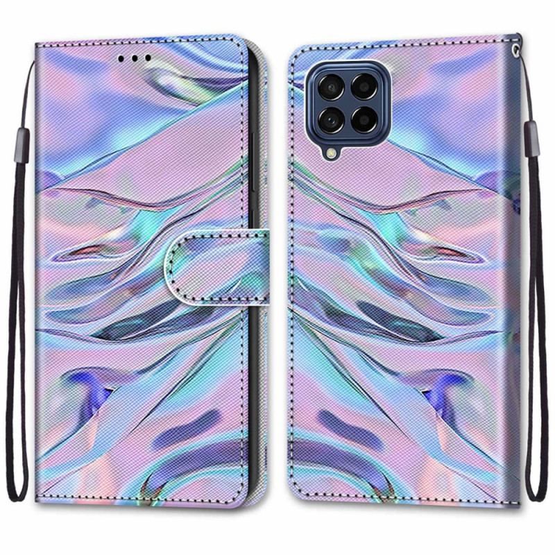 Læder Cover Samsung Galaxy M53 5G Som Maling