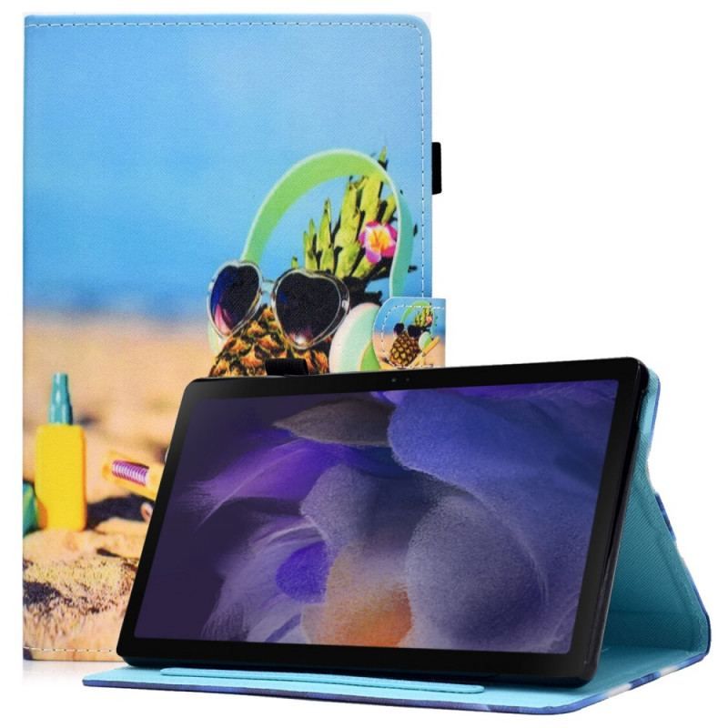 Læder Cover Samsung Galaxy Tab A8 (2021) Sjov Strand