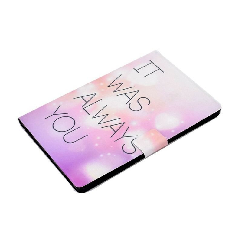 Læder Cover Samsung Galaxy Tab S8 / Tab S7 Det Var Altid Dig