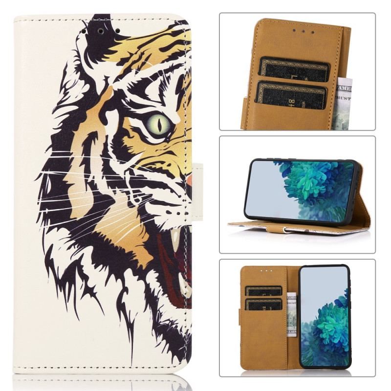 Læder Cover Xiaomi 13 Hård Tiger