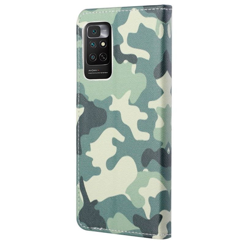 Læder Cover Xiaomi Redmi Note 11 / 11S Camouflage