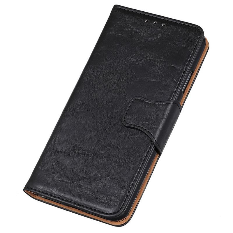 Læder Cover Xiaomi Redmi Note 11 / 11S Flip Cover Tekstur Magnetisk Flap