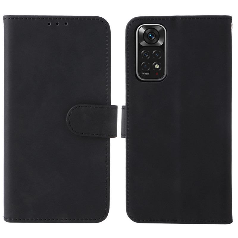 Læder Cover Xiaomi Redmi Note 11 / 11S Skin-touch Med Snor