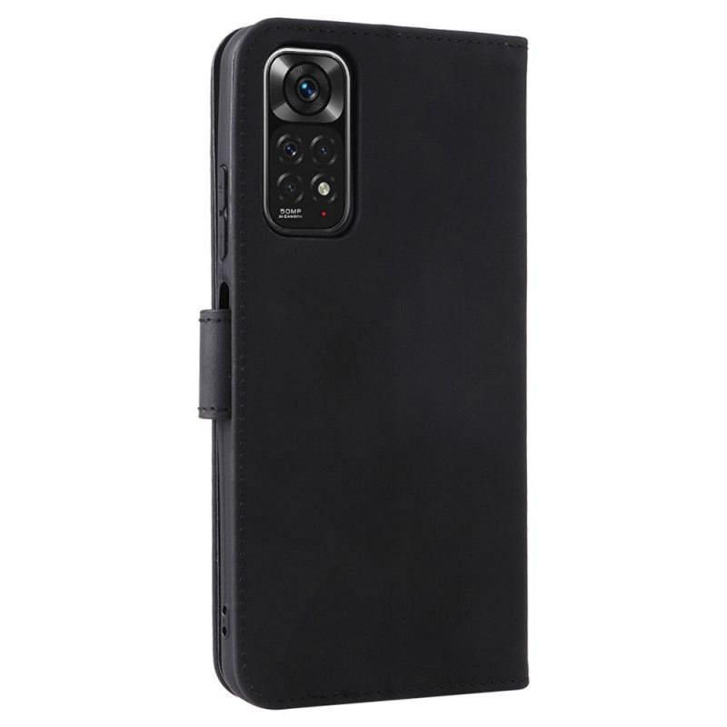 Læder Cover Xiaomi Redmi Note 11 / 11S Skin-touch Med Snor