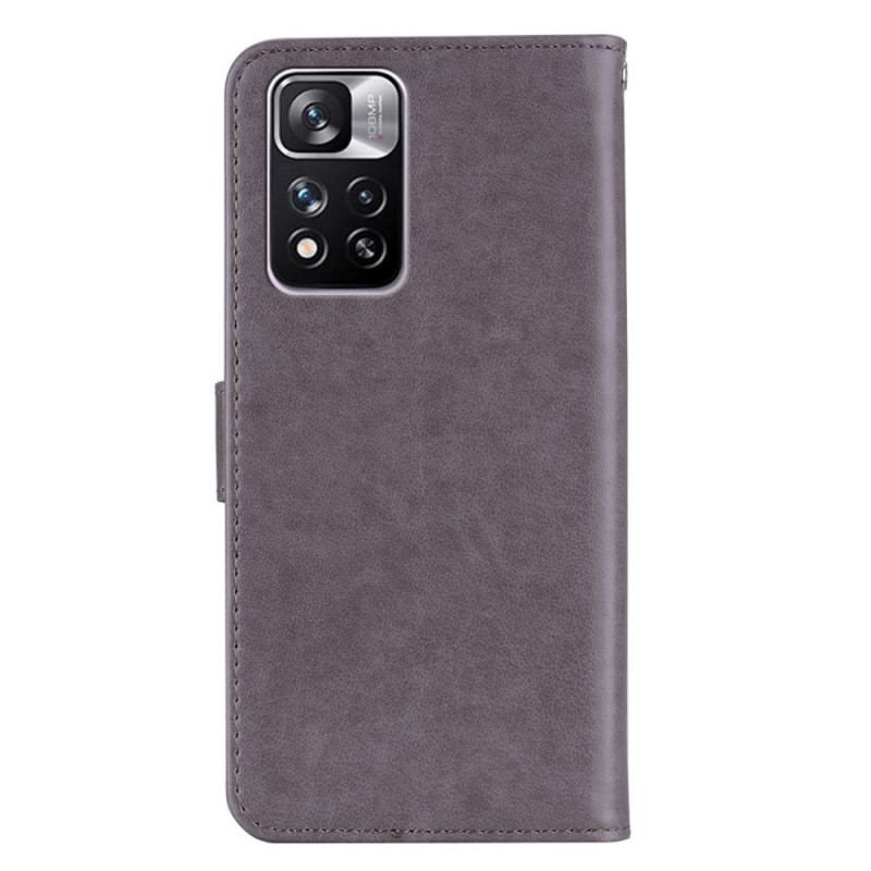 Læder Cover Xiaomi Redmi Note 11 Pro Plus 5G Mandala Ugle