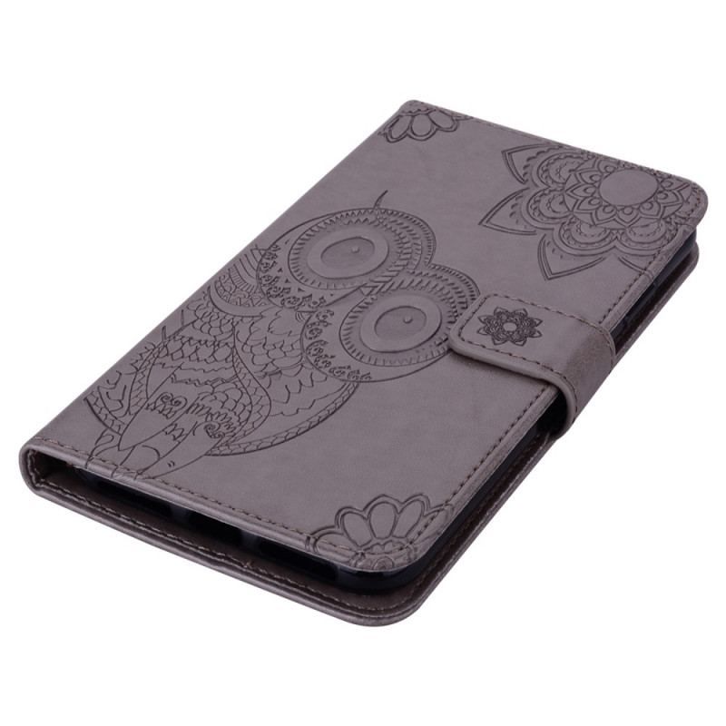 Læder Cover Xiaomi Redmi Note 11 Pro Plus 5G Mandala Ugle