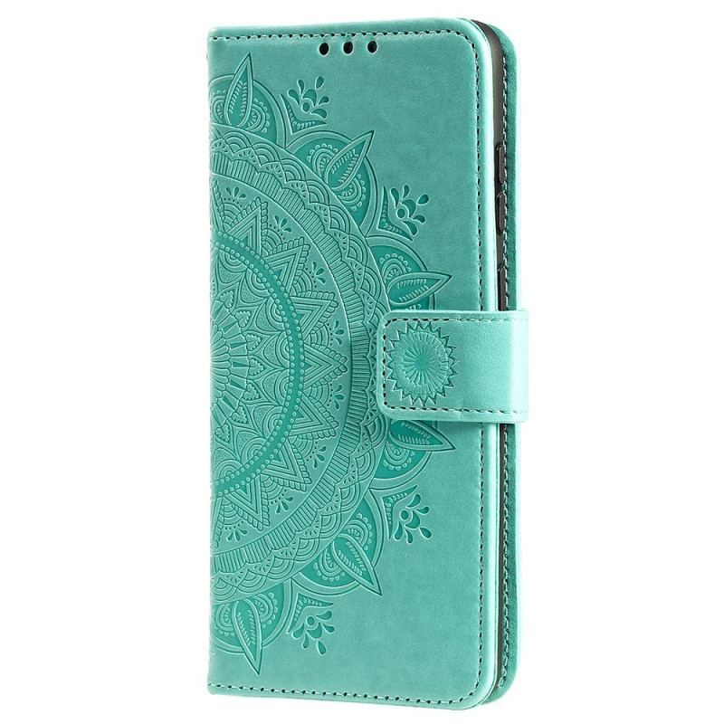 Læder Cover Xiaomi Redmi Note 11 Pro Plus 5G Sol Mandala