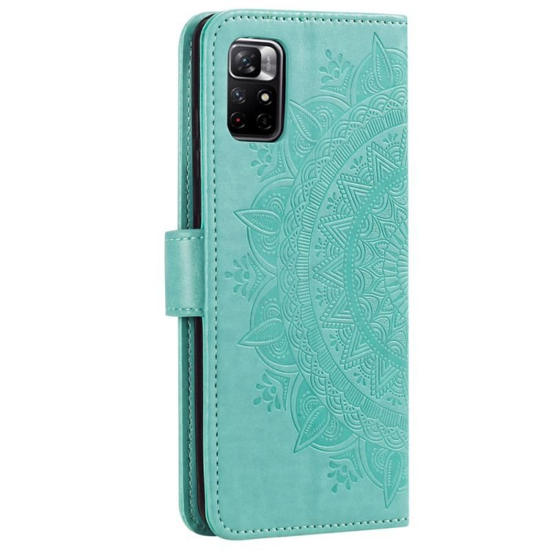 Læder Cover Xiaomi Redmi Note 11 Pro Plus 5G Sol Mandala