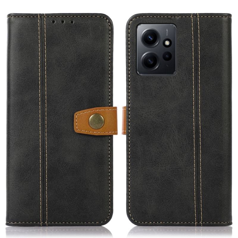 Læder Cover Xiaomi Redmi Note 12 4G Webbing