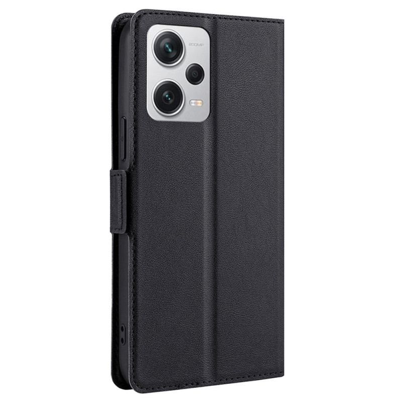 Læder Cover Xiaomi Redmi Note 12 Pro Plus Ultra Fint Kunstlæder