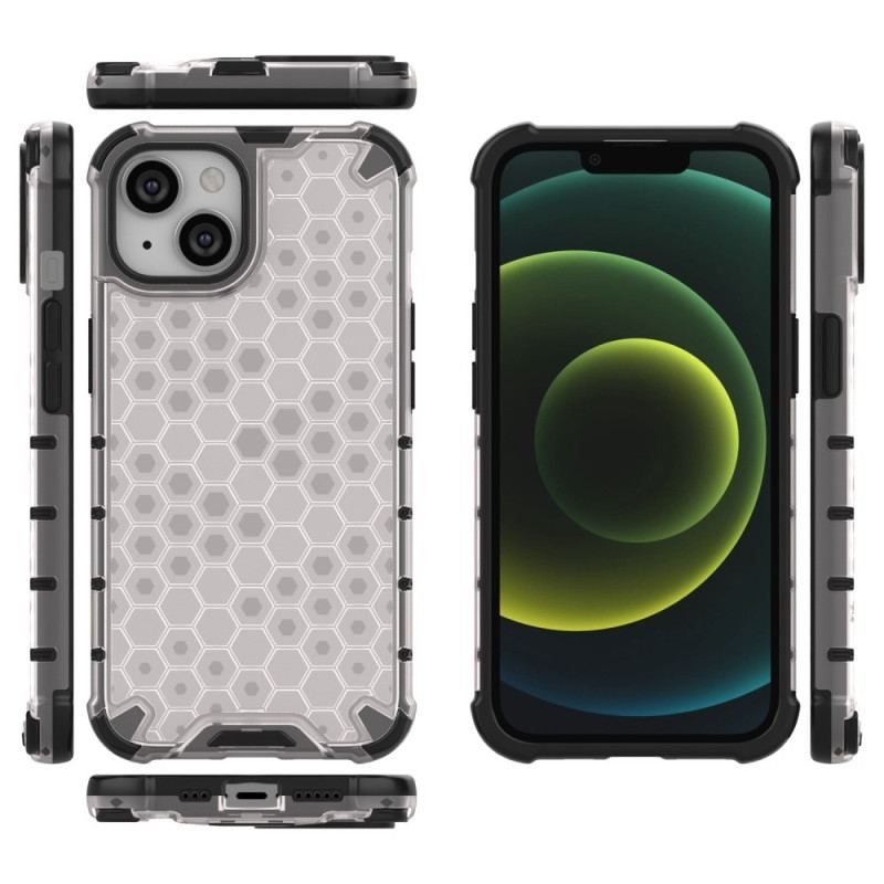 Mobilcover iPhone 14 Plus Honeycomb Stil