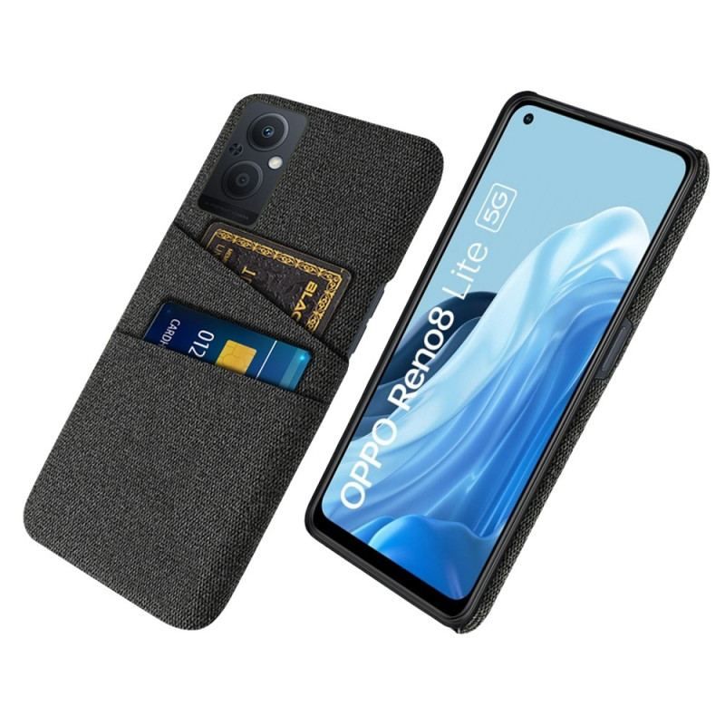 Mobilcover Oppo Reno 8 Lite Kortholder Klud