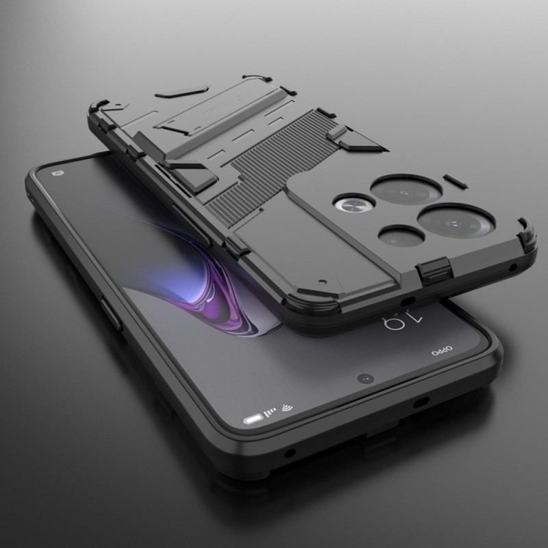 Mobilcover Oppo Reno 8 Pro Håndfri To-positions Aftagelig Stander