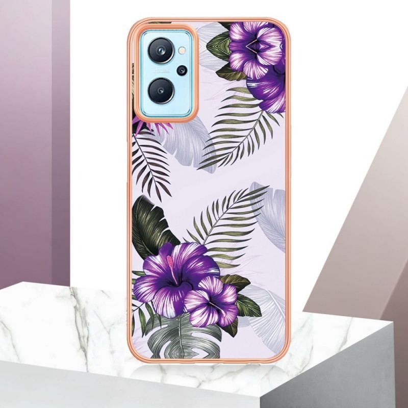 Mobilcover Realme 9i Mini Lilla Blomster