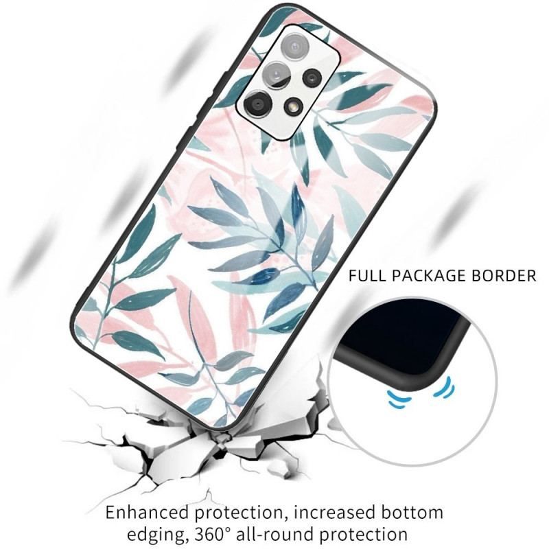 Mobilcover Samsung Galaxy A13 Vegetabilsk Hærdet Glas