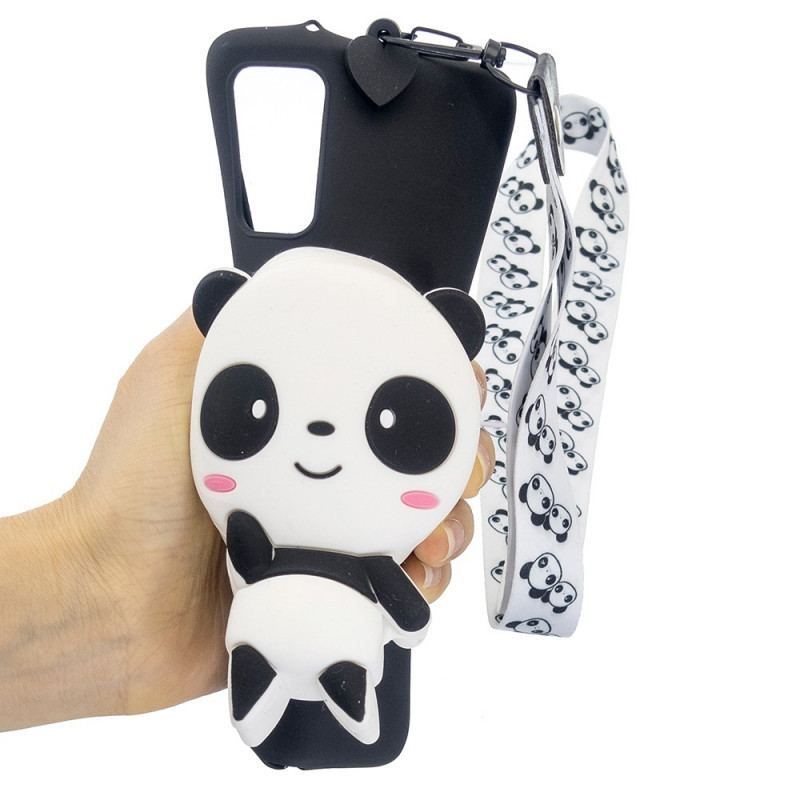 Mobilcover Samsung Galaxy A53 5G 3d Panda Med Karabinhage