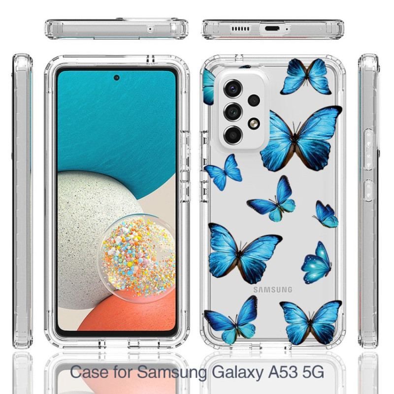 Mobilcover Samsung Galaxy A53 5G Sømløse Sommerfugle