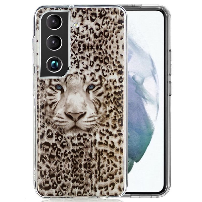 Mobilcover Samsung Galaxy S22 5G Leopard Fluorescerende