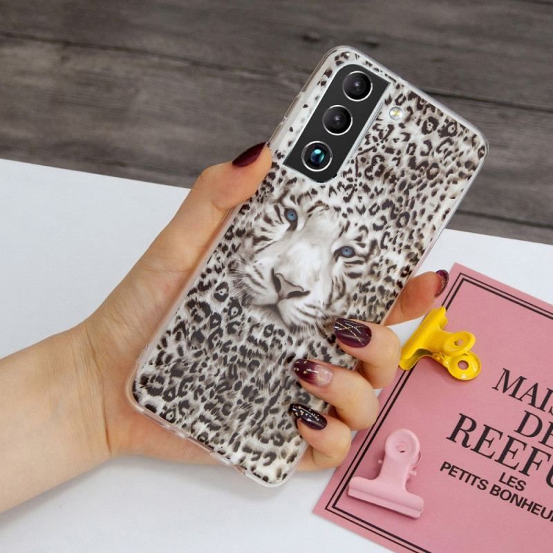 Mobilcover Samsung Galaxy S22 5G Leopard Fluorescerende