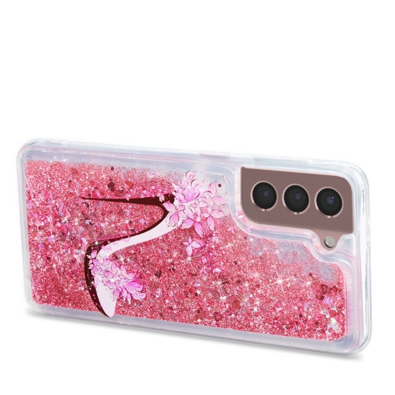 Mobilcover Samsung Galaxy S22 Plus 5G Glitter Pumpe