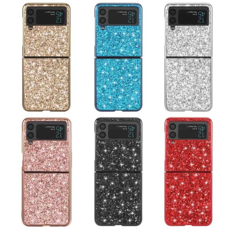 Mobilcover Samsung Galaxy Z Flip 4 Flip Cover Premium Pailletter