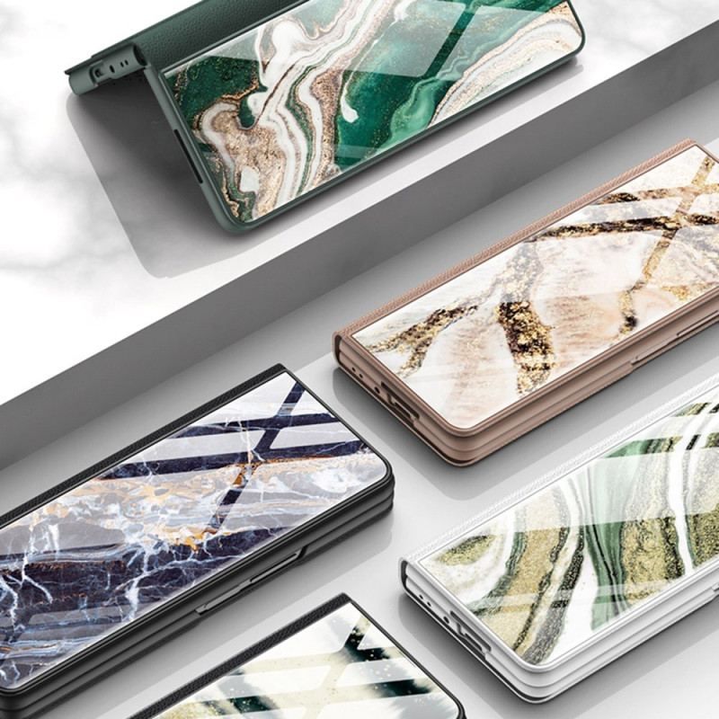 Mobilcover Samsung Galaxy Z Fold 4 Gkk Marble Waves