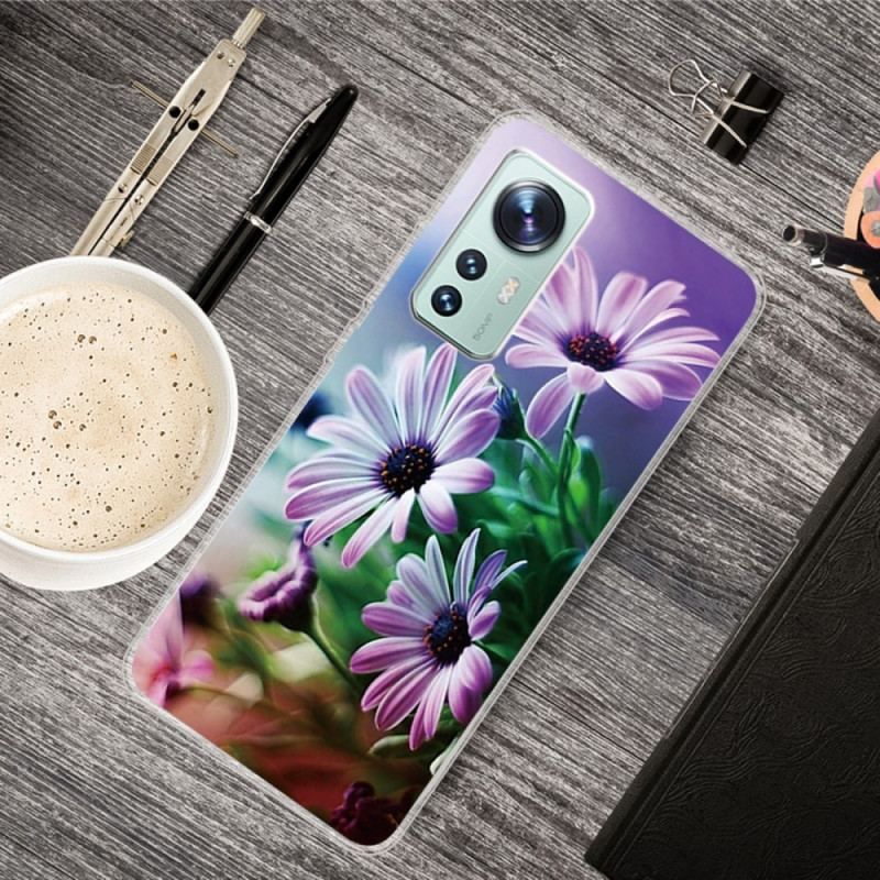 Mobilcover Xiaomi 12 / 12X Realistiske Blomster