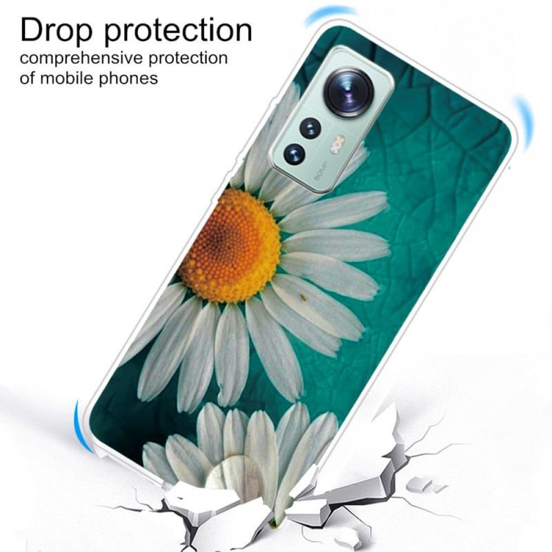 Mobilcover Xiaomi 12 / 12X Silikone Daisy