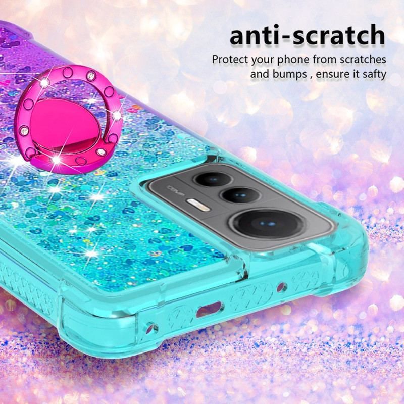 Mobilcover Xiaomi 12 Lite Glitter Ring-bracket