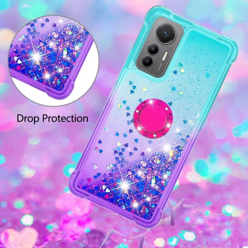 Mobilcover Xiaomi 12 Lite Glitter Ring-bracket