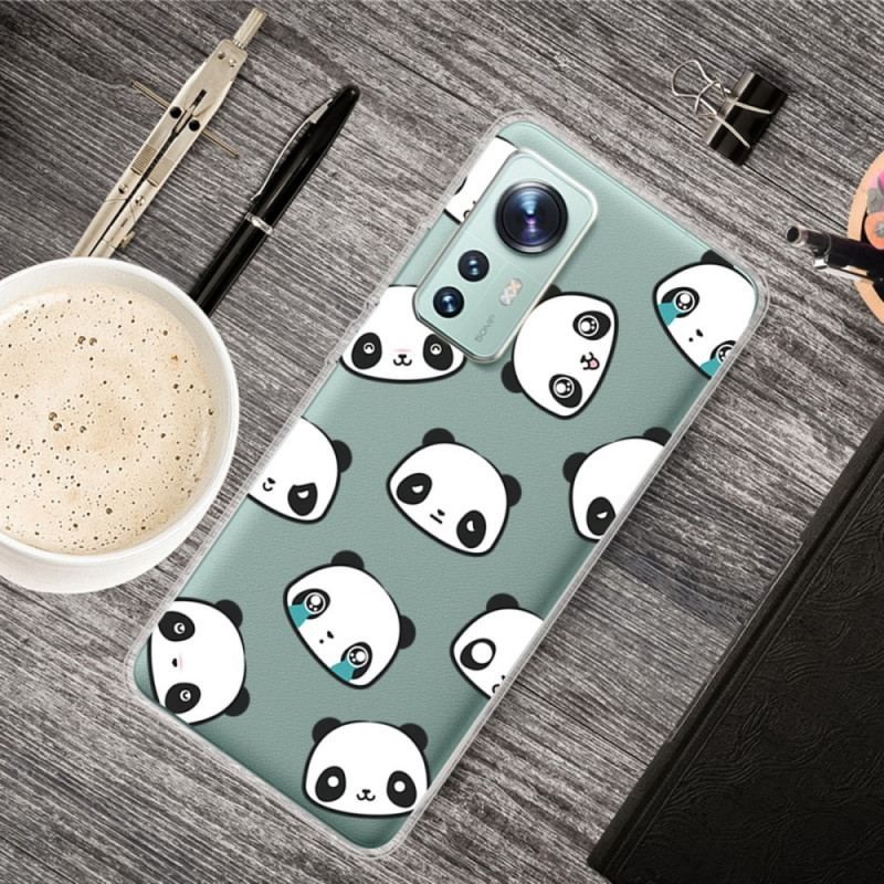 Mobilcover Xiaomi 12 Pro Panda Hoveder